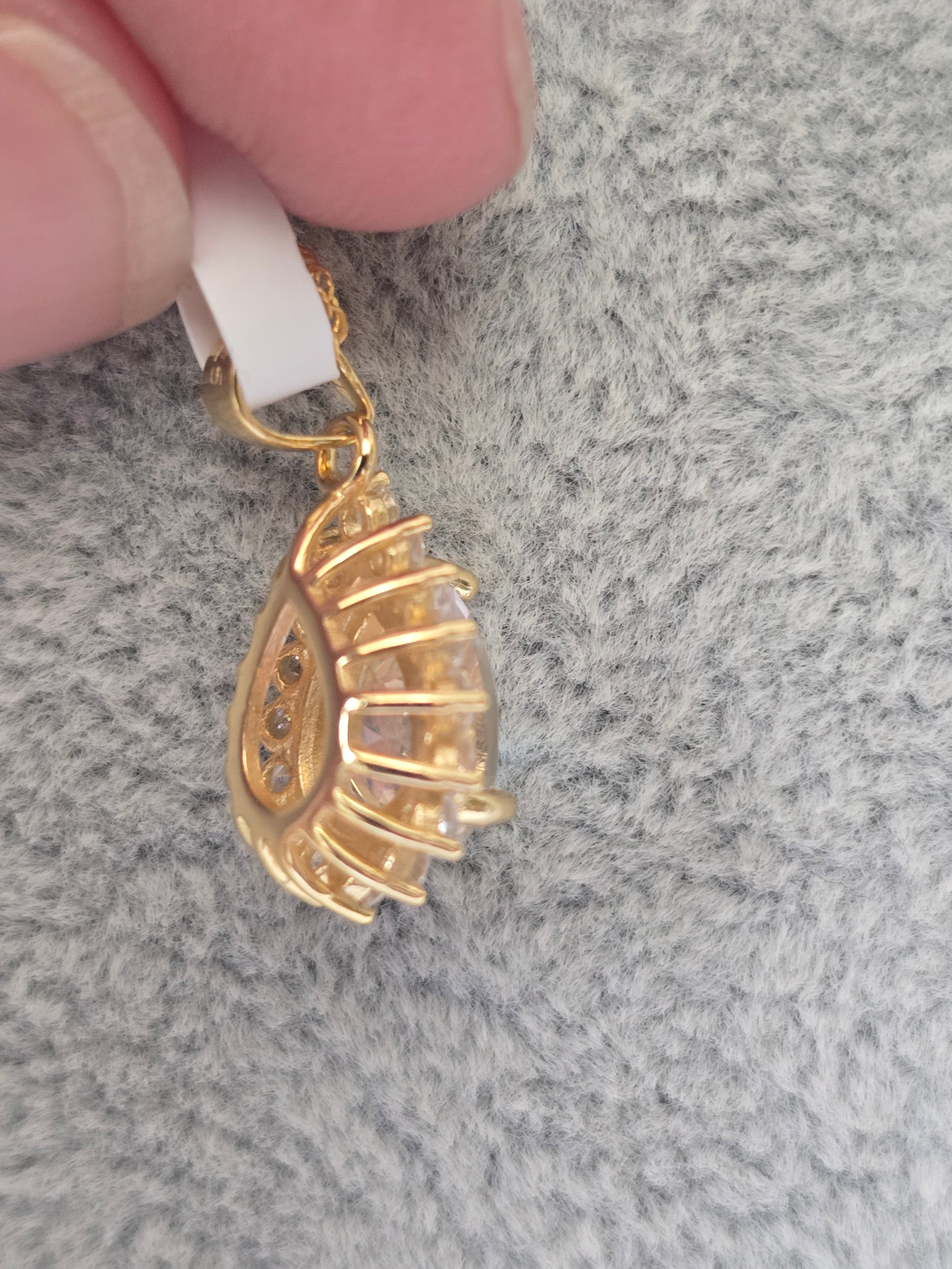 Mercury Mystic Quartz Pendant – Gold Plated S925