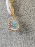 Mercury Mystic Quartz Pendant – Gold Plated S925
