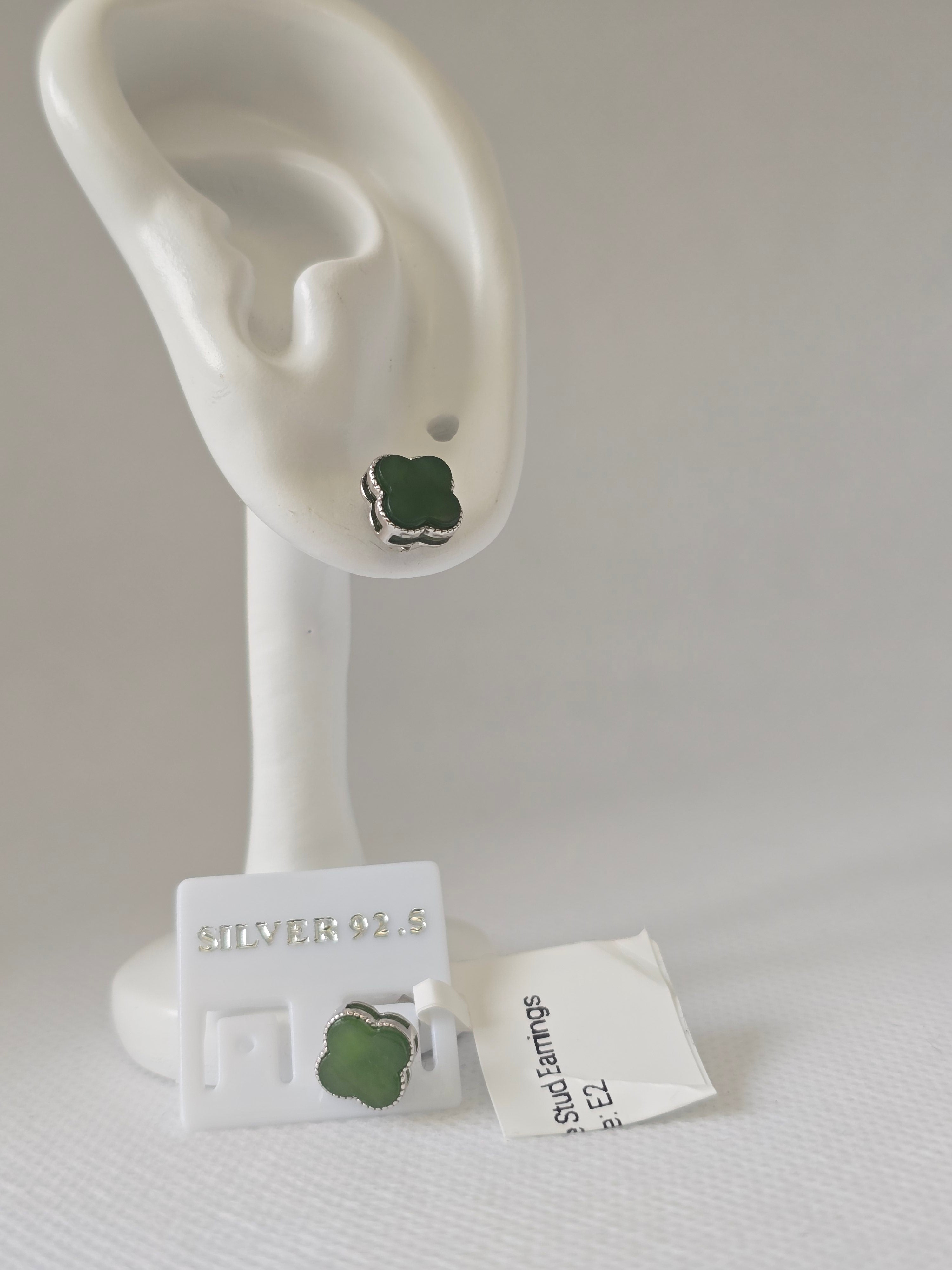 Natural Jade Earrings