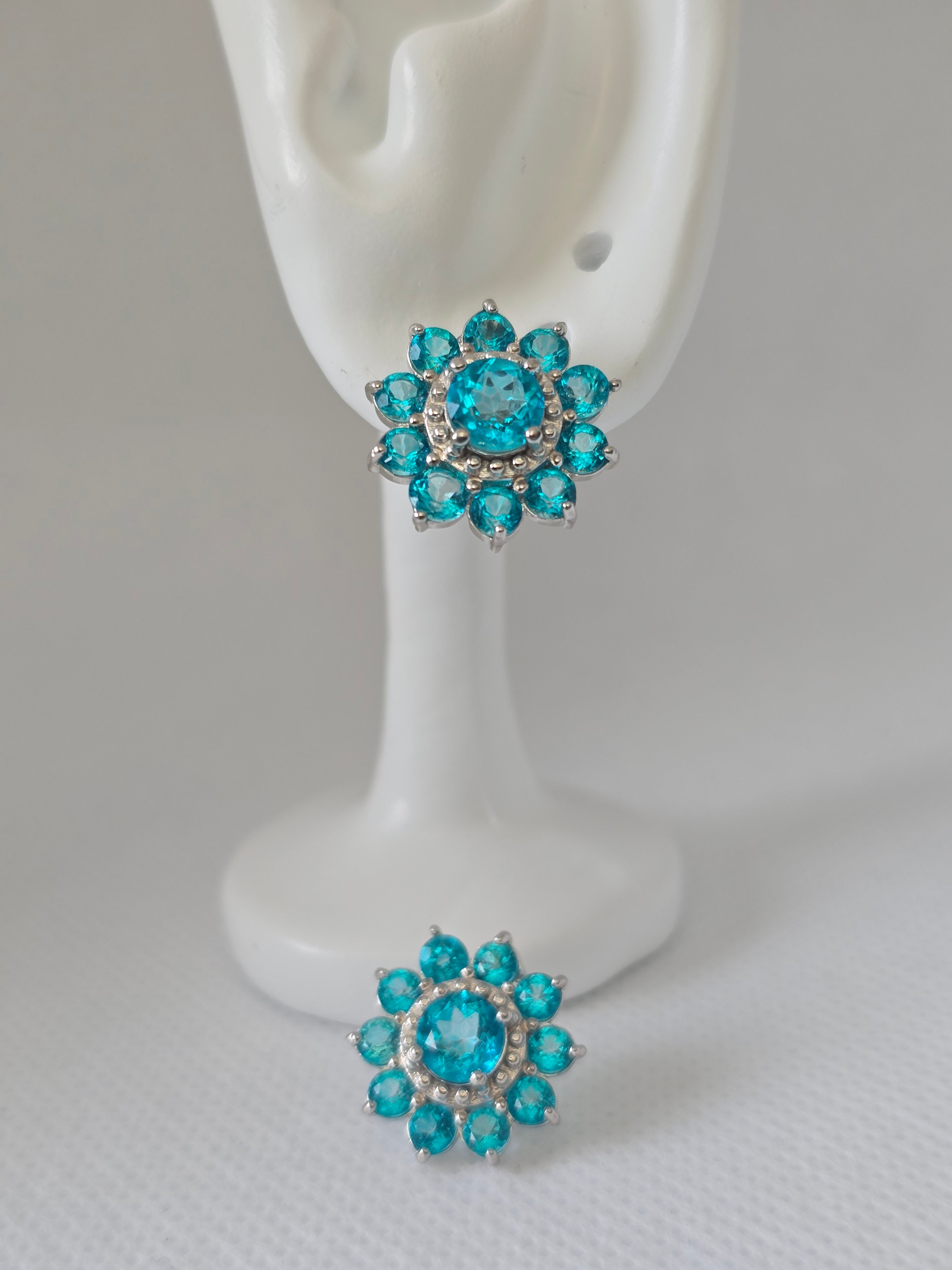 Paraiba Topaz Earrings