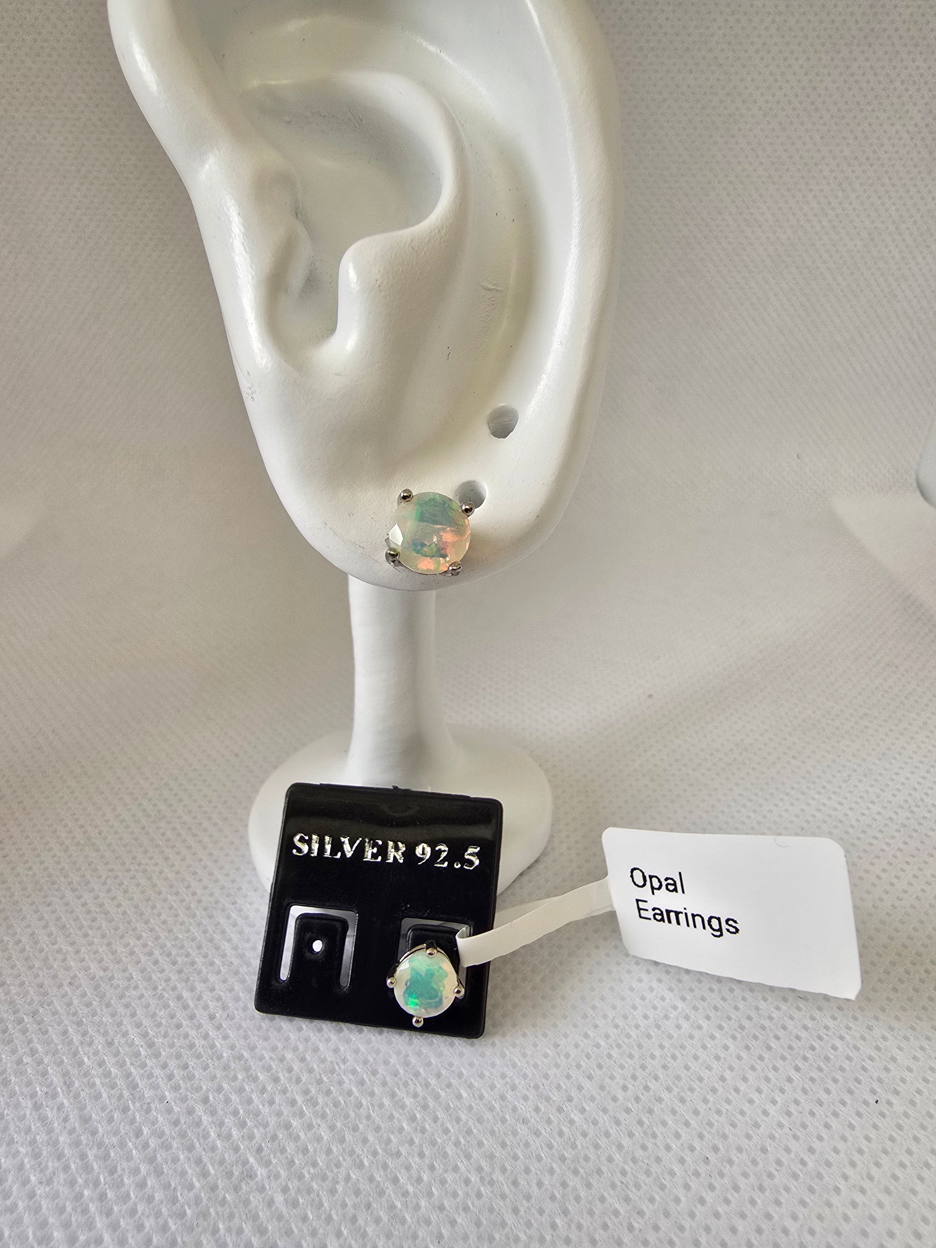 Natural Opal Earrings