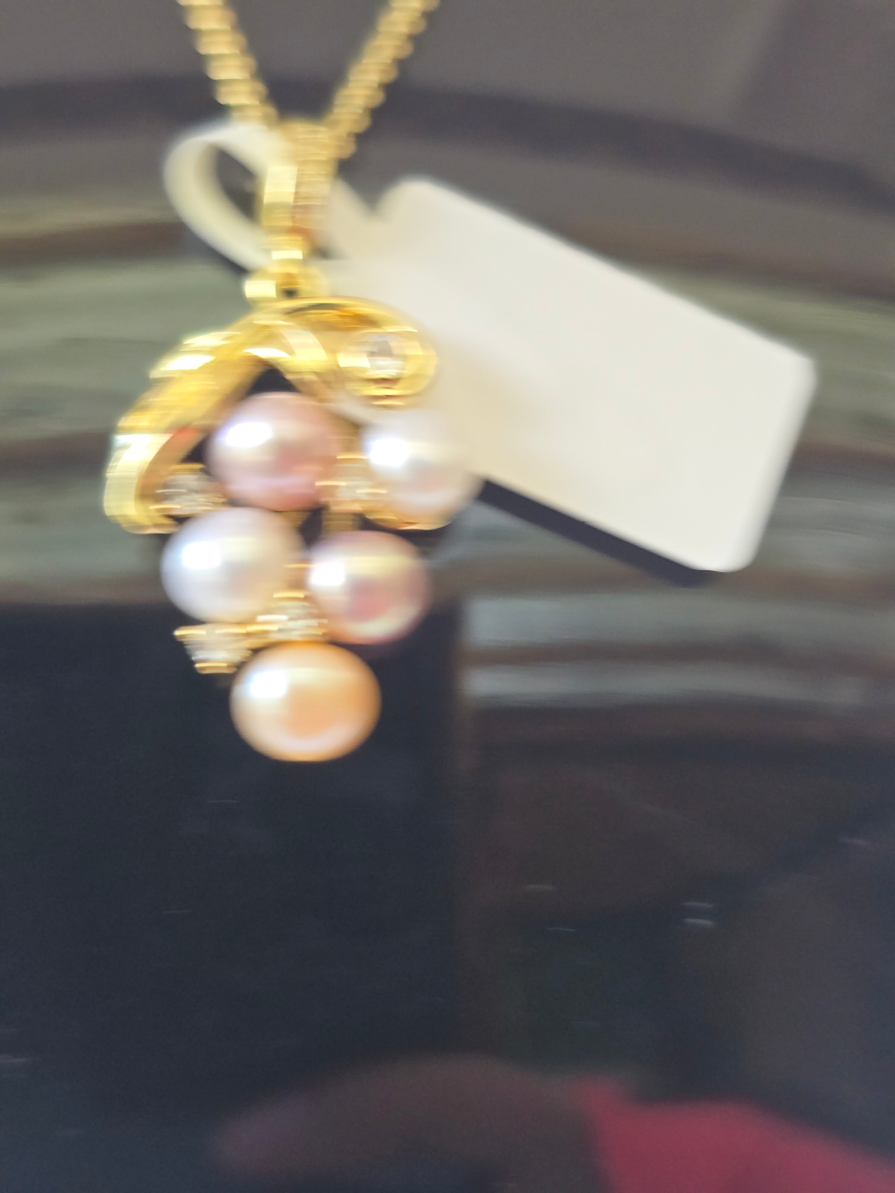 Grape Cluster Freshwater Pearl Pendant