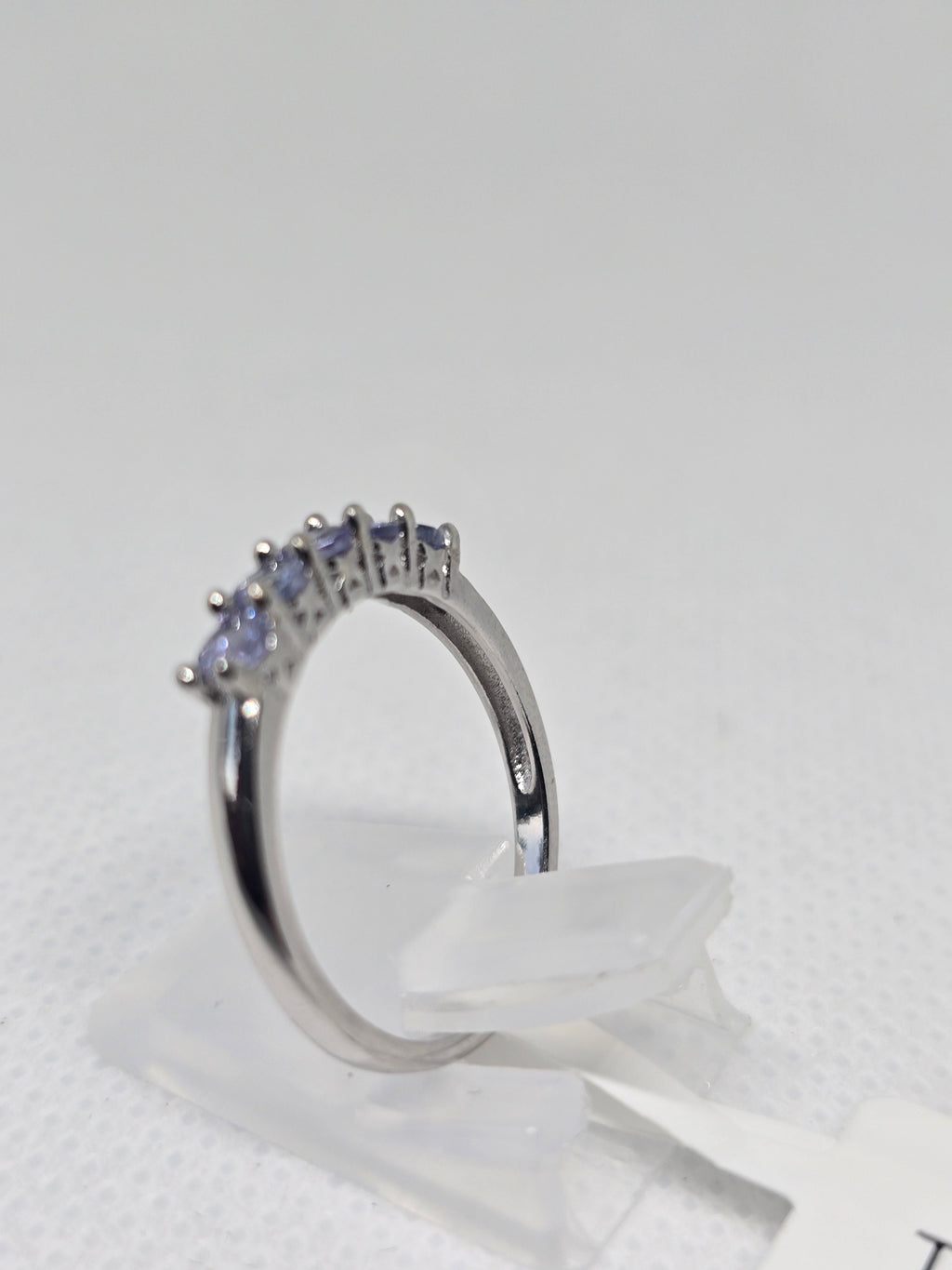 Tanzanite Five-Stone Eternity Band Ring in S925 Silver
