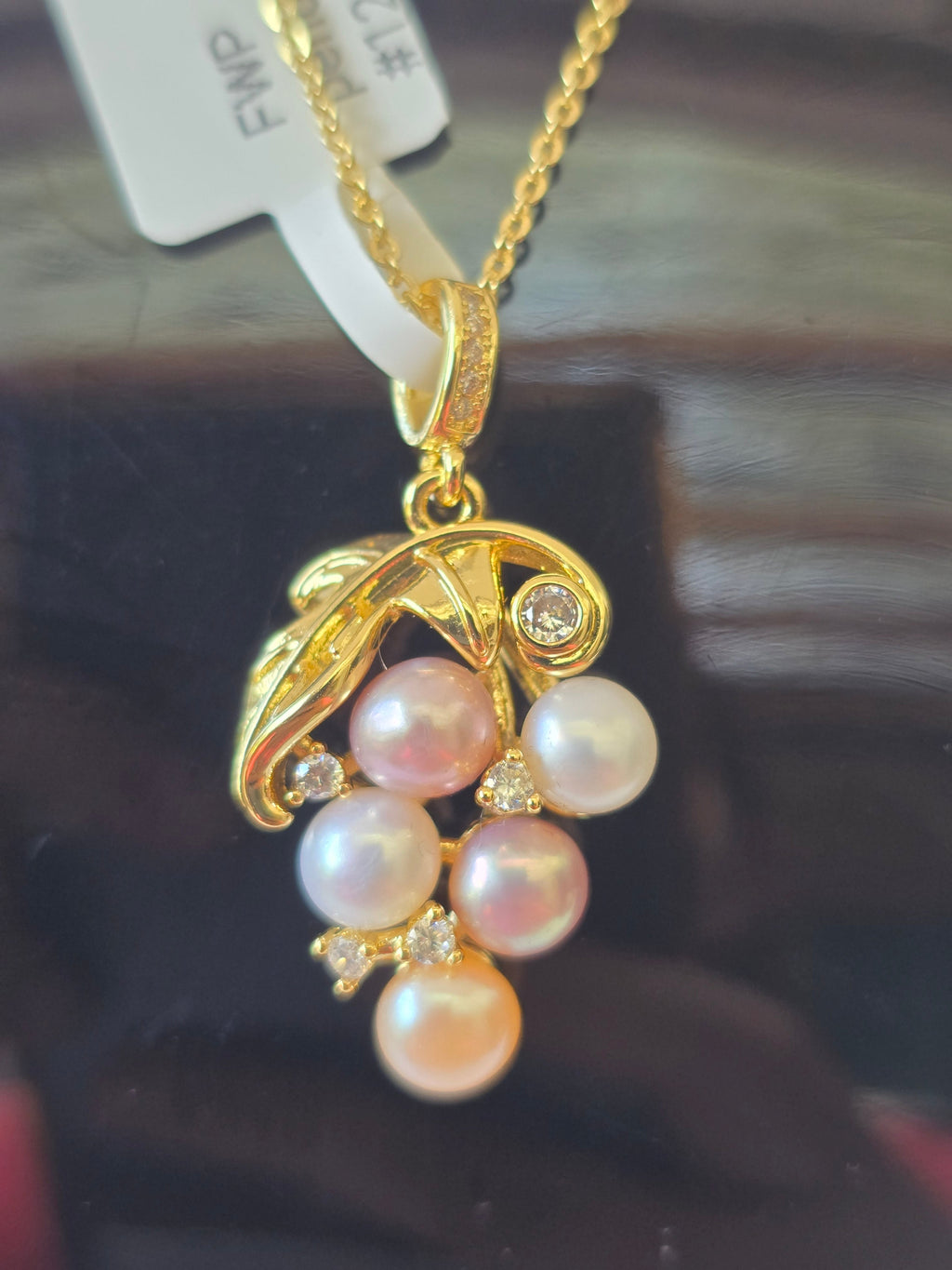 Grape Cluster Freshwater Pearl Pendant