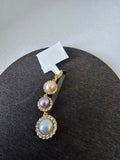 Triple Freshwater Pearl Drop Pendant