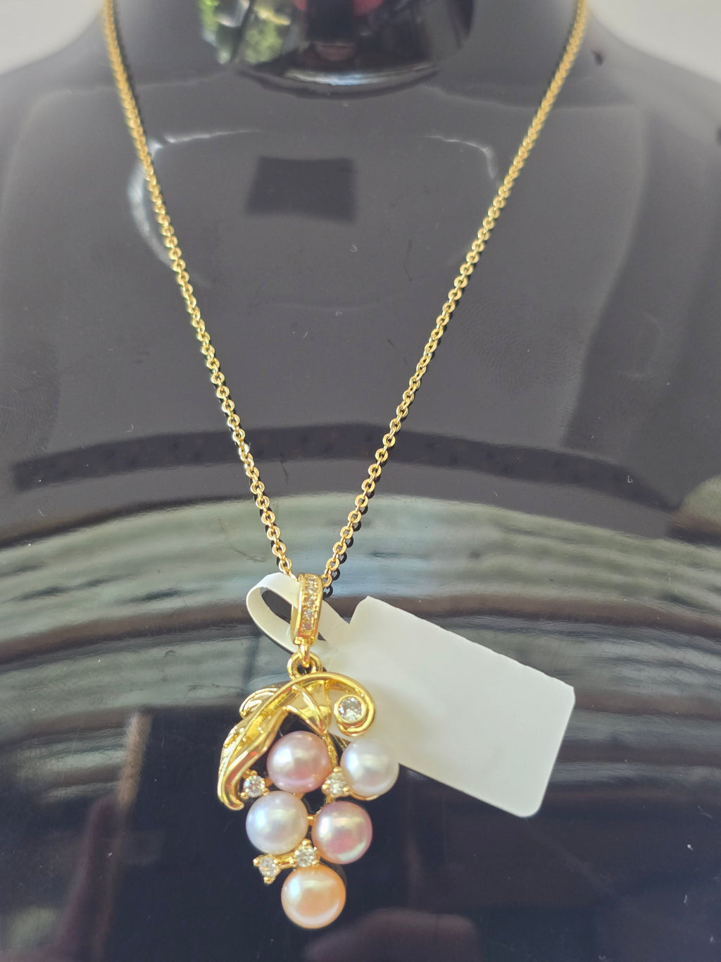 Grape Cluster Freshwater Pearl Pendant