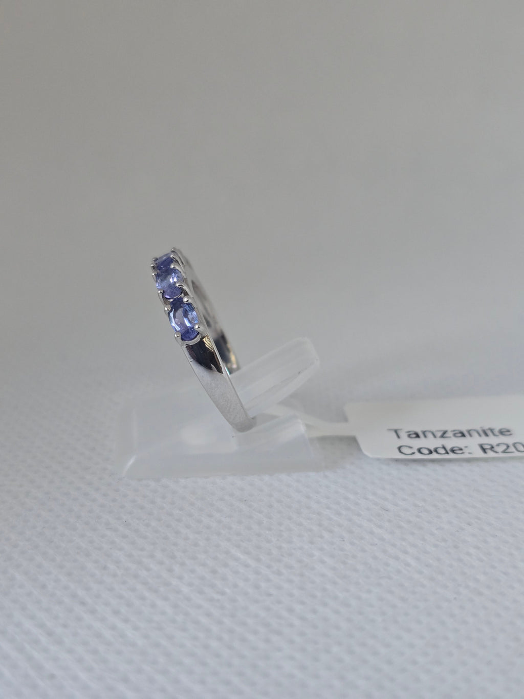 Tanzanite Five-Stone Band Ring in S925 Silver