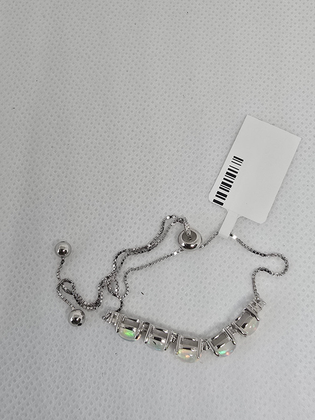 Opal Bolo Bracelet | S925 Sterling Silver | Adjustable