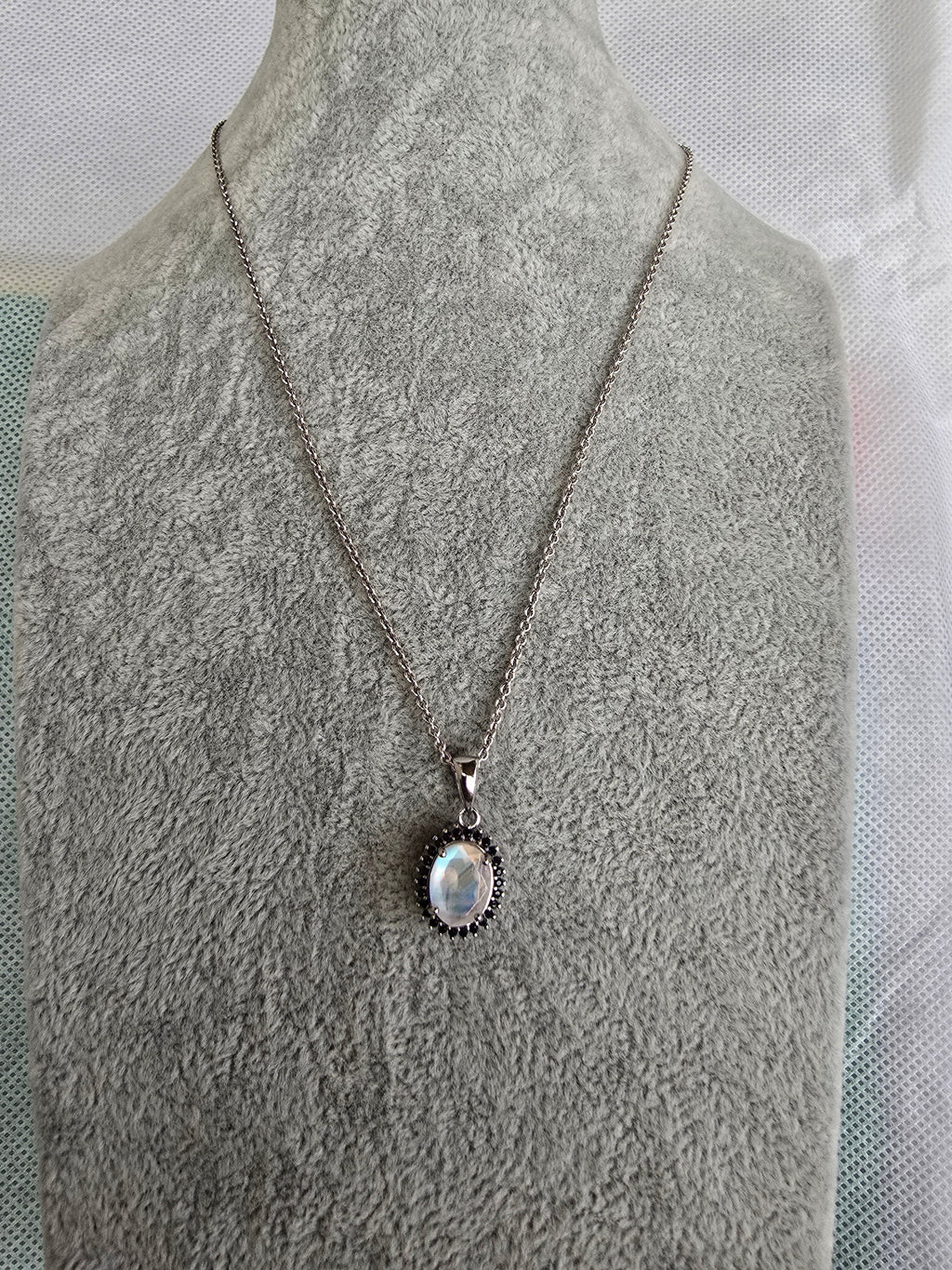 Natural Moonstone Pendant – S925 Setting