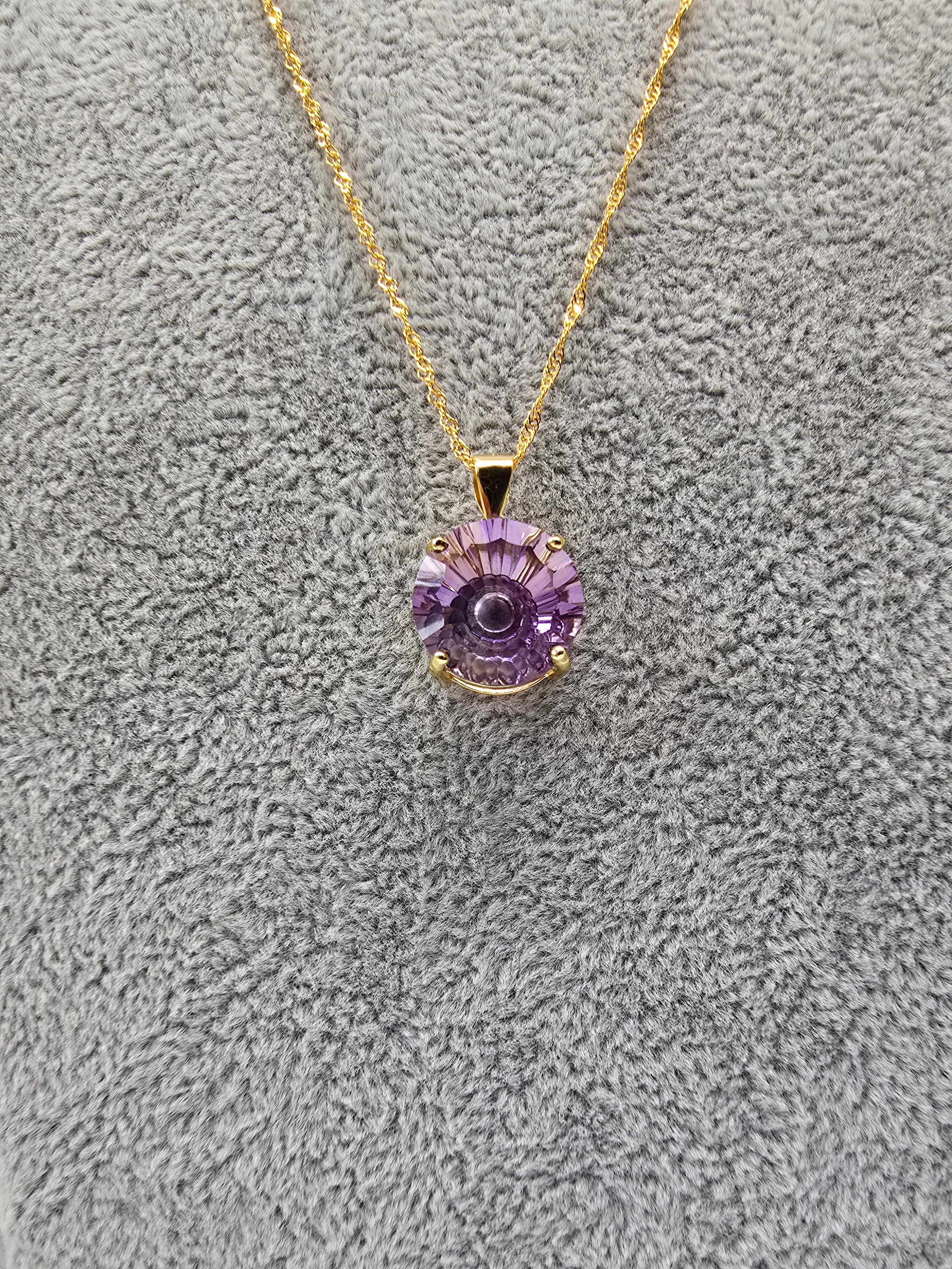 Natural Ametrine Pendant – Colour Shift | S925 Setting