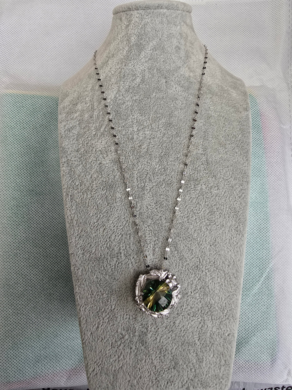 Mystic Quartz Necklace – S925 Silver Setting