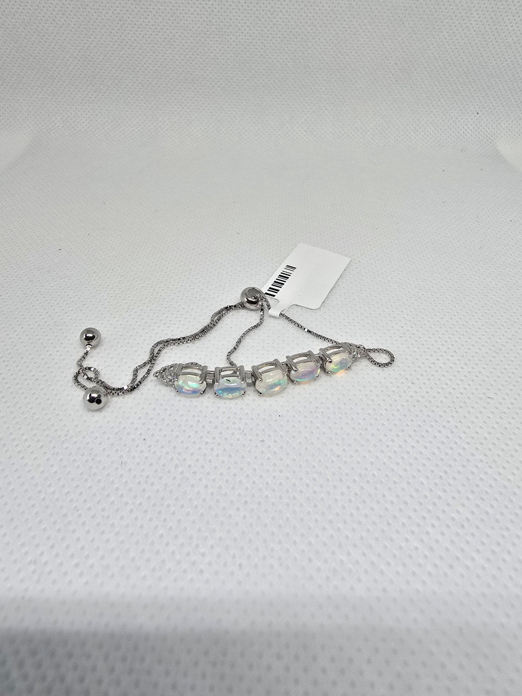 Opal Bolo Bracelet | S925 Sterling Silver | Adjustable