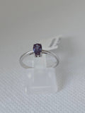 Lab Grown Alexandrite Solitaire Ring in S925 Silver