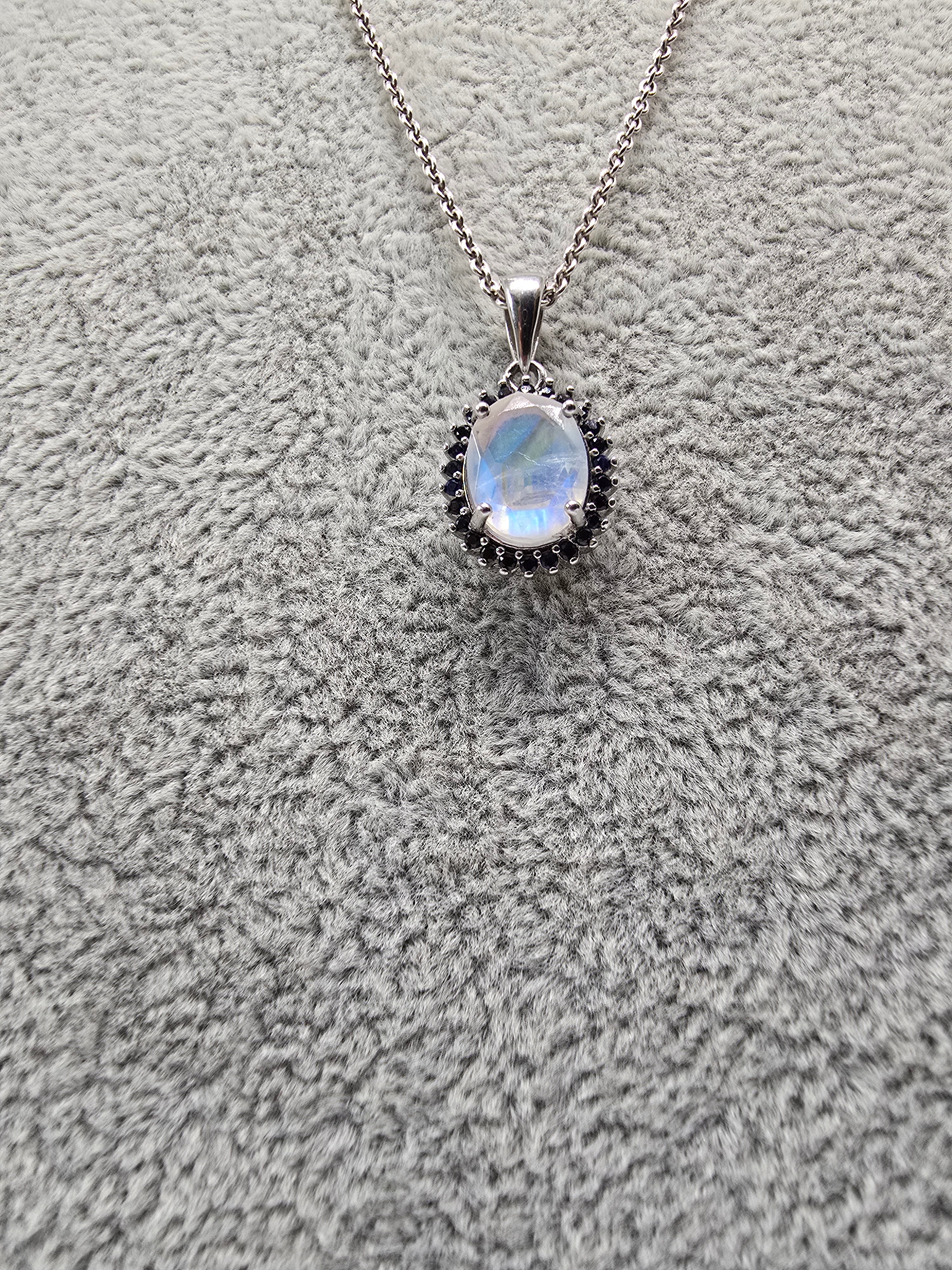Natural Moonstone Pendant – S925 Setting