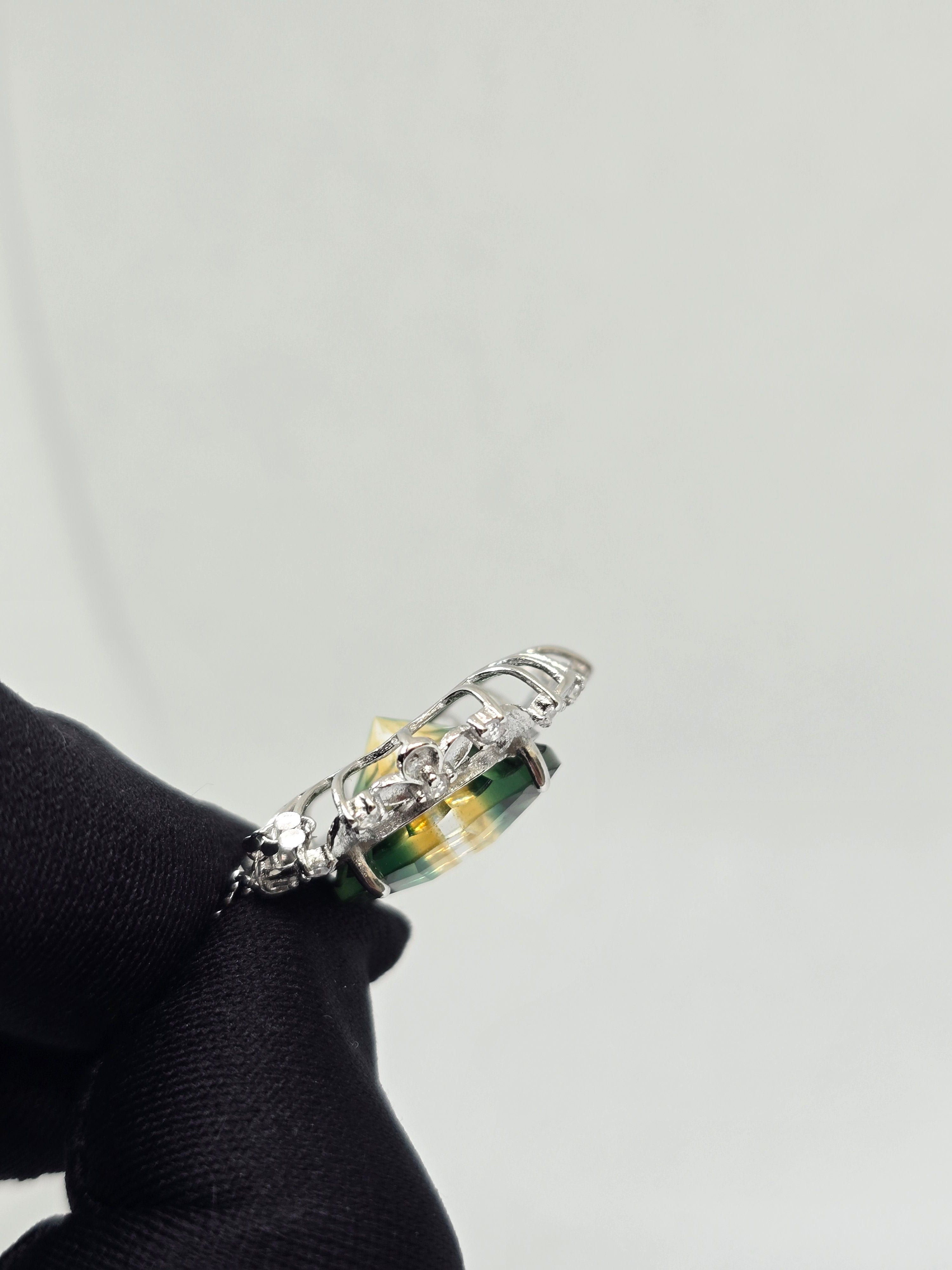 Mystic Quartz Necklace – S925 Silver Setting