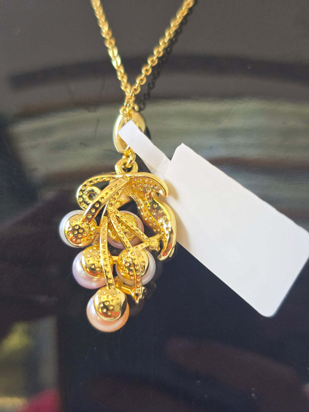 Grape Cluster Freshwater Pearl Pendant