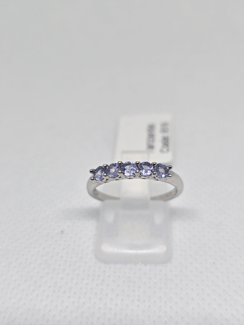 Tanzanite Five-Stone Eternity Band Ring in S925 Silver