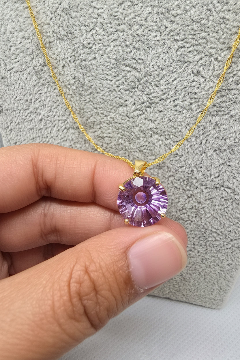 Natural Ametrine Pendant – Colour Shift | S925 Setting