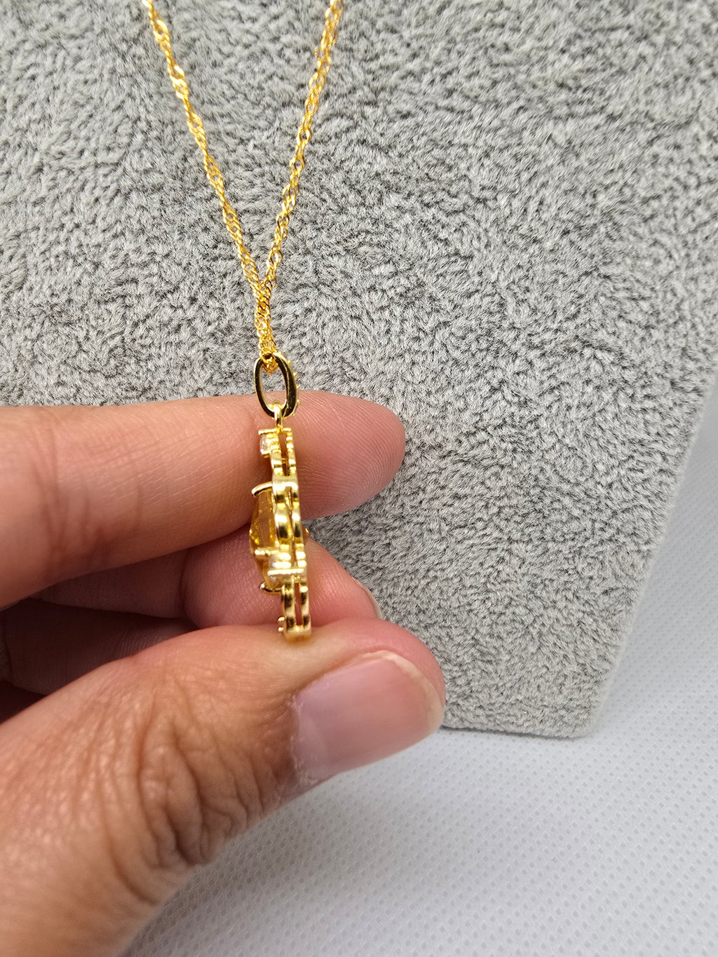 Natural Citrine Pendant – S925 Setting