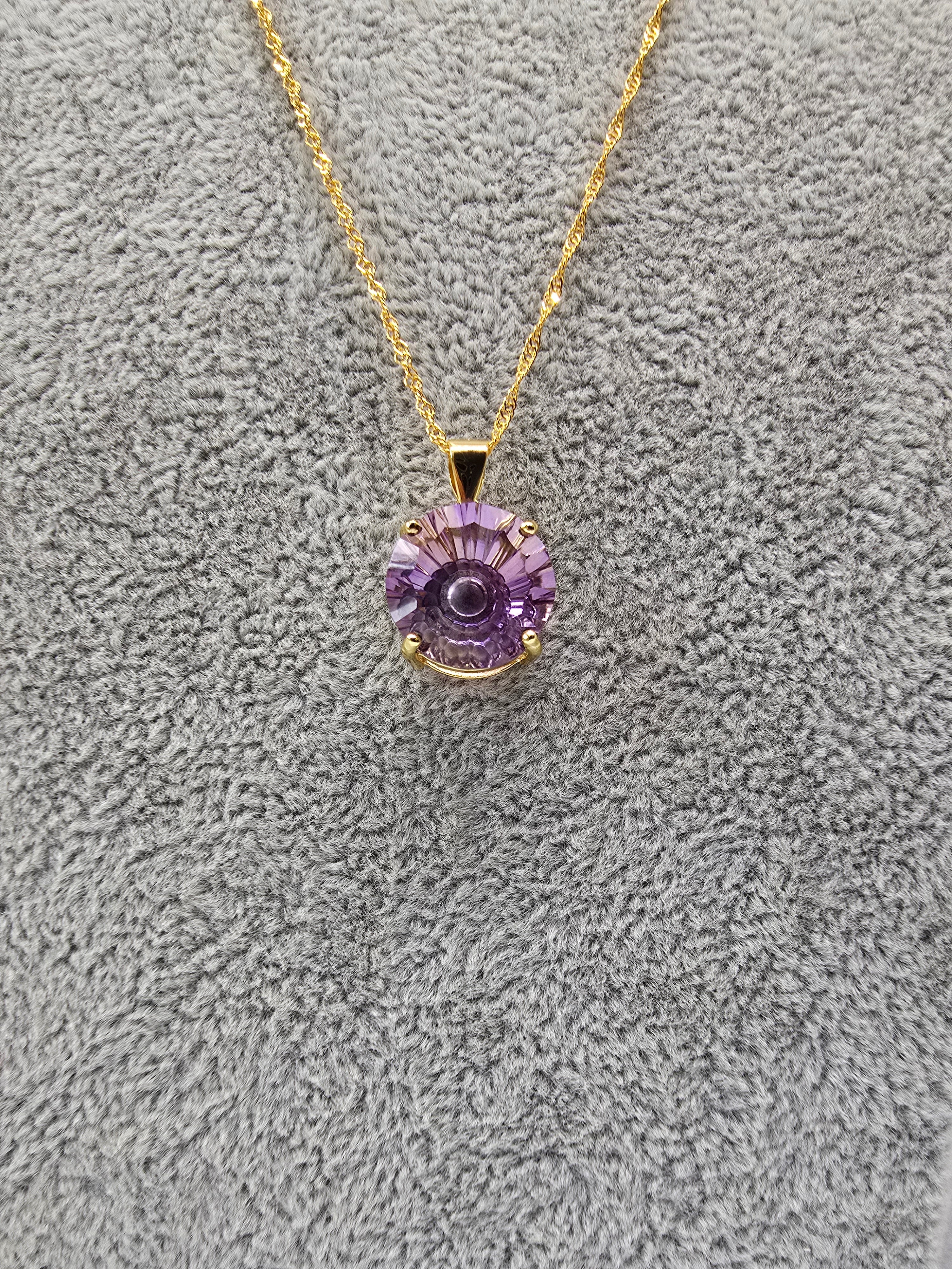 Natural Ametrine Pendant – Colour Shift | S925 Setting
