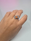 Natural Carnelian Ring – S925 Silver