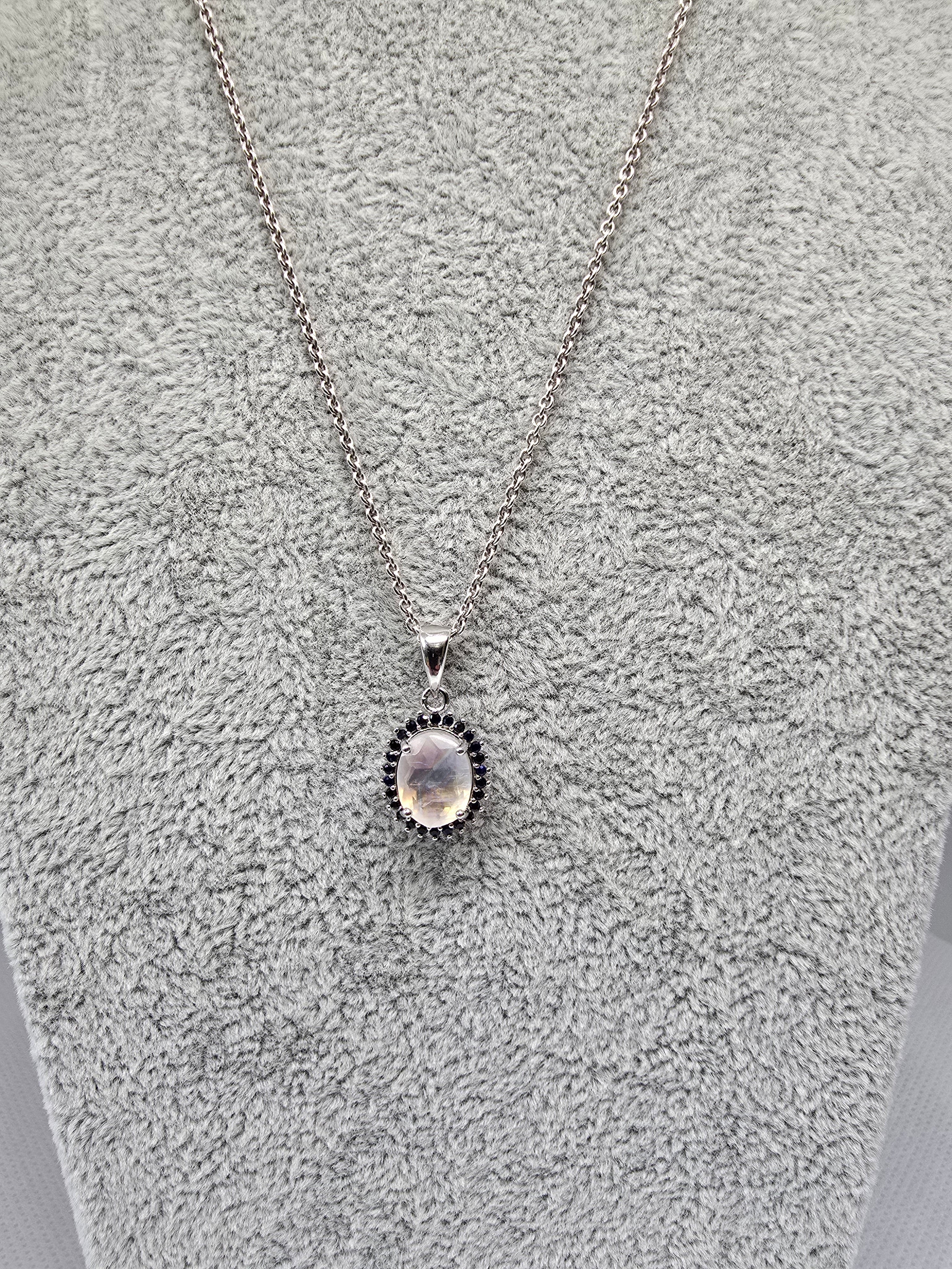 Natural Moonstone Pendant – S925 Setting