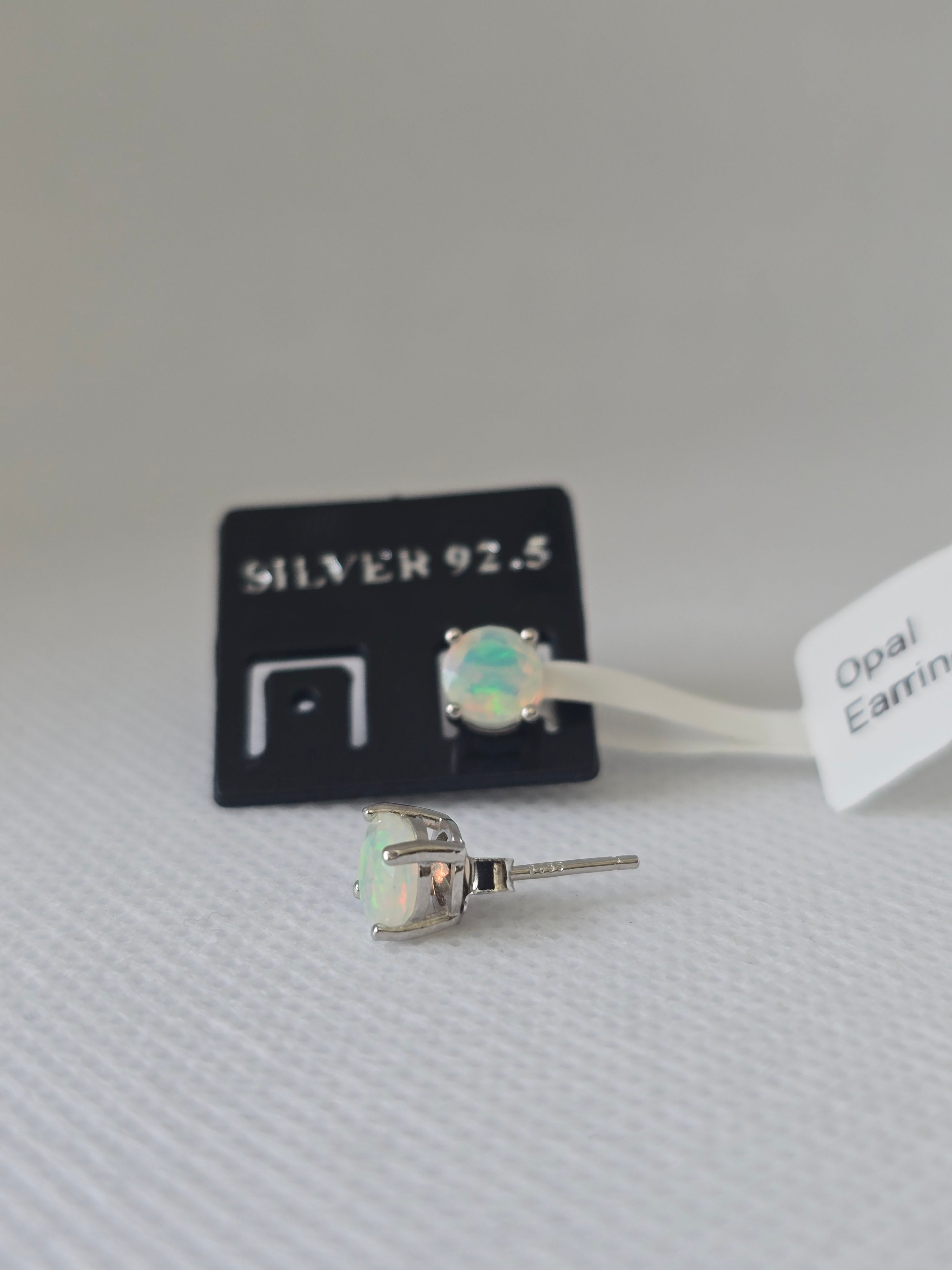 Natural Opal Earrings