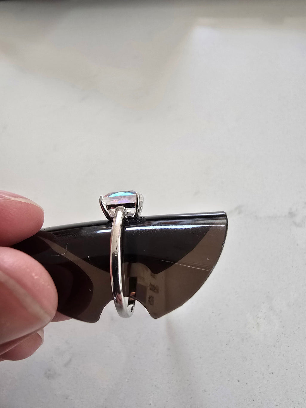 Mercury Mystic Quartz Ring – S925 Silver